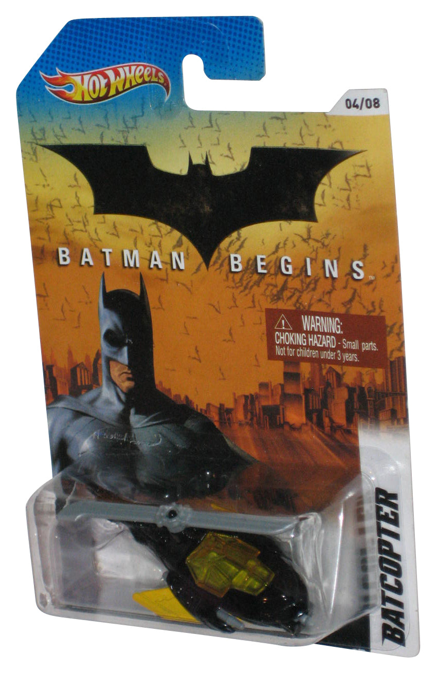 Hot Wheels Batman Begins Batcopter (2011) Die-Cast Toy Helicopter 4/8