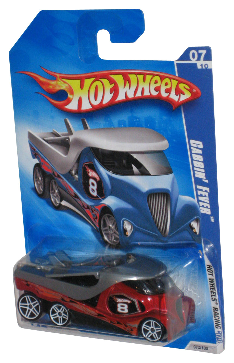 Hot Wheels Racing '09 Red & Gray Cabbin' Fever Toy Truck 073/190