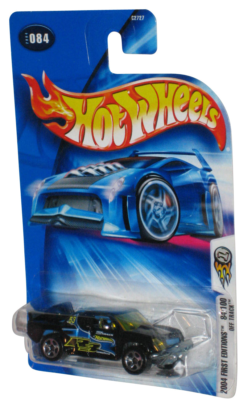 Hot Wheels 2004 First Editions 84/100 Black Off Track Toy Car #084