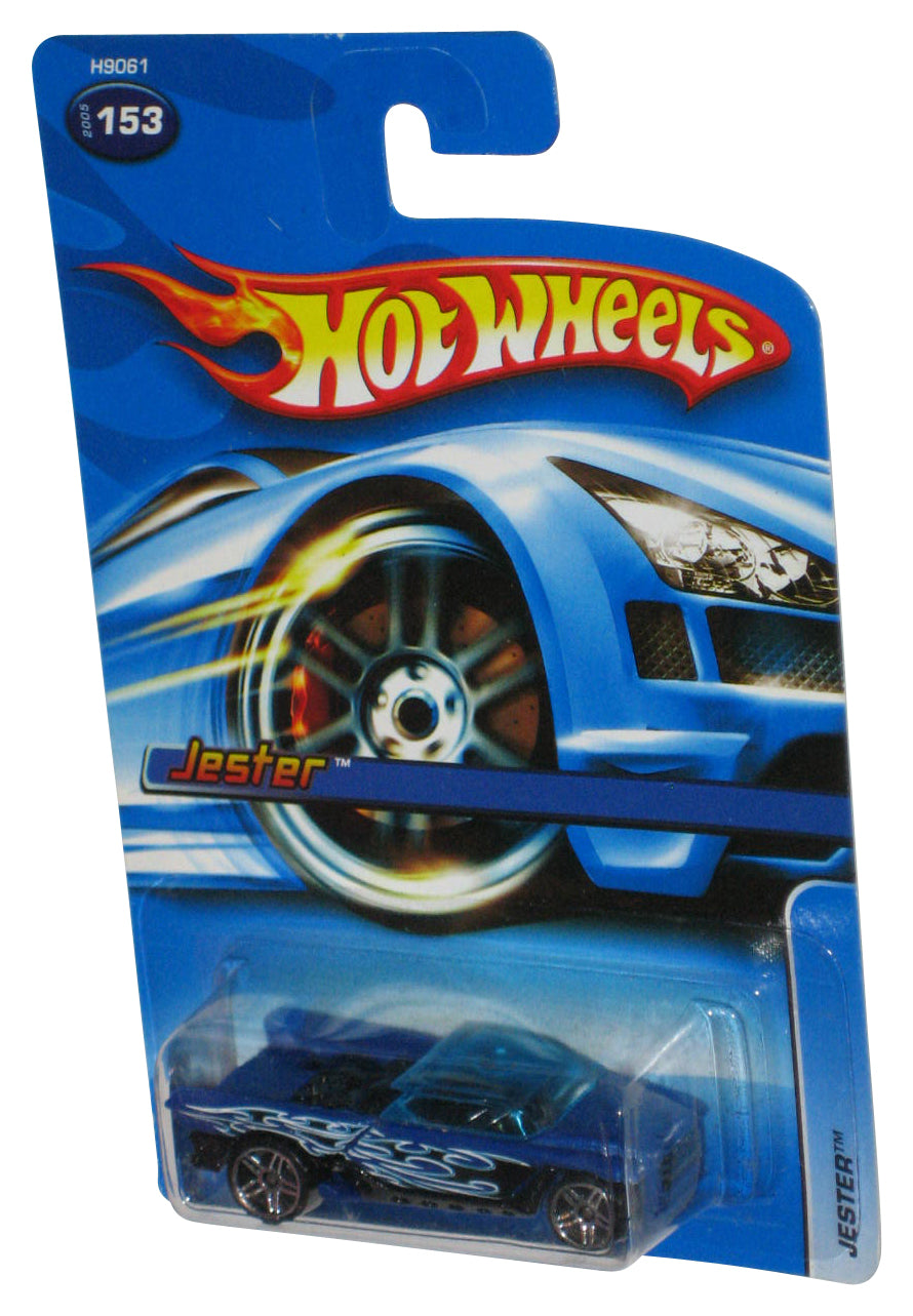 Hot Wheels Jester (2005) Blue Die-Cast Toy Car #153 - (Top Roof Black)