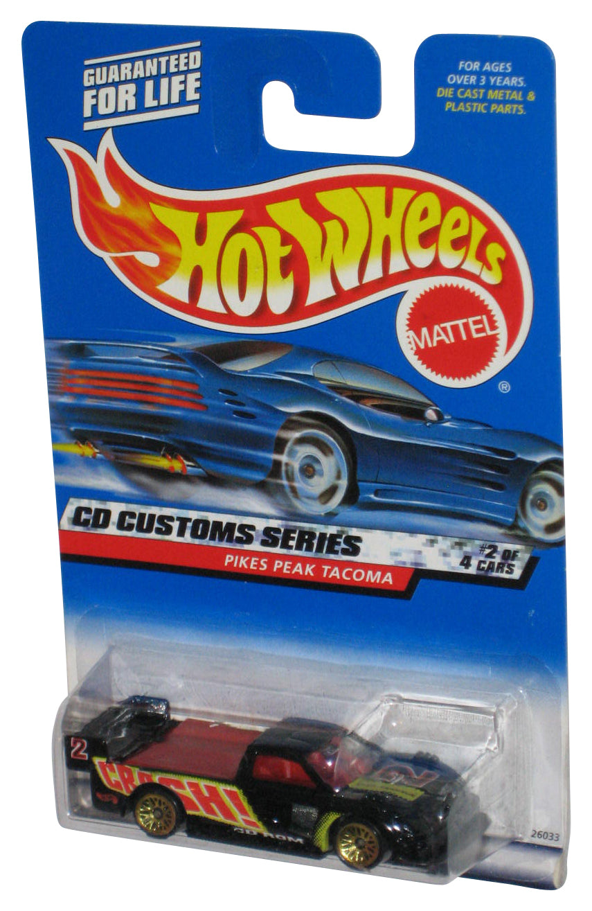 Hot Wheels CD Custom Series (2000) Black Pikes Peak Tacoma Car #030
