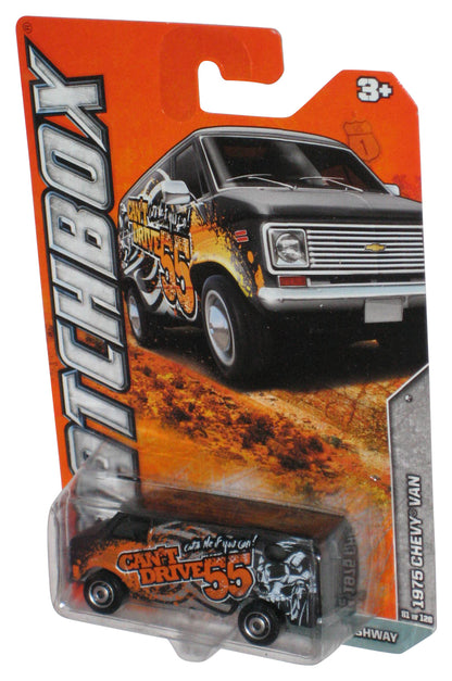 Matchbox Highway (2011) Black 1975 Chevy Van Die-Cast Toy 81/120