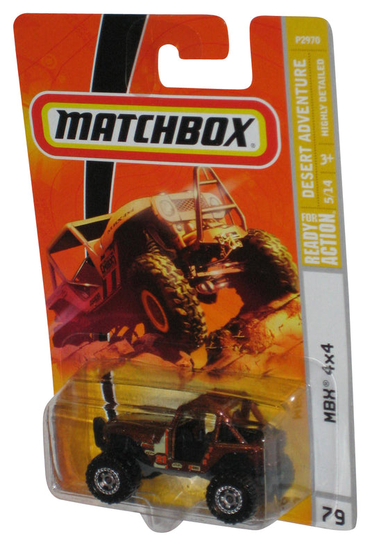 Matchbox Desert Adventure (2008) Brown MBX 4x4 Toy Car Vehicle #79