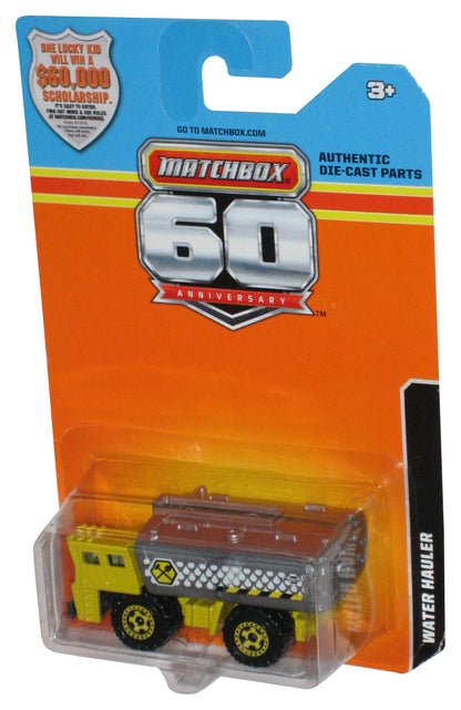 Matchbox 60th (2012) Yellow & Gray Water Hauler Construction Toy