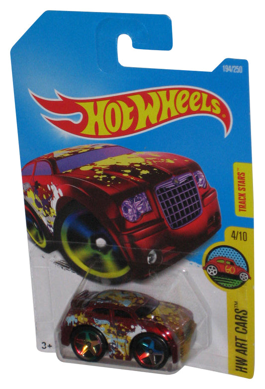 Hot Wheels HW Art 4/10 Chrysler 300C (2015) Red Toy Car 194/250