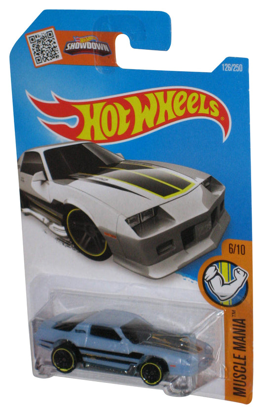 Hot Wheels Musle Mania 6/10 (2015) Blue Camaro Z28 Toy Car 126/250