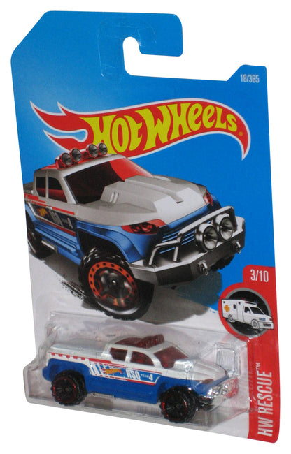 Hot Wheels HW Rescue 3/10 (2015) White & Blue Off-Duty Toy Truck 18/365