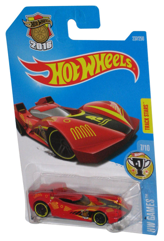 Hot Wheels HW Games 7/10 (2015) Red Scoopa Di Fuego Toy Car 237/250