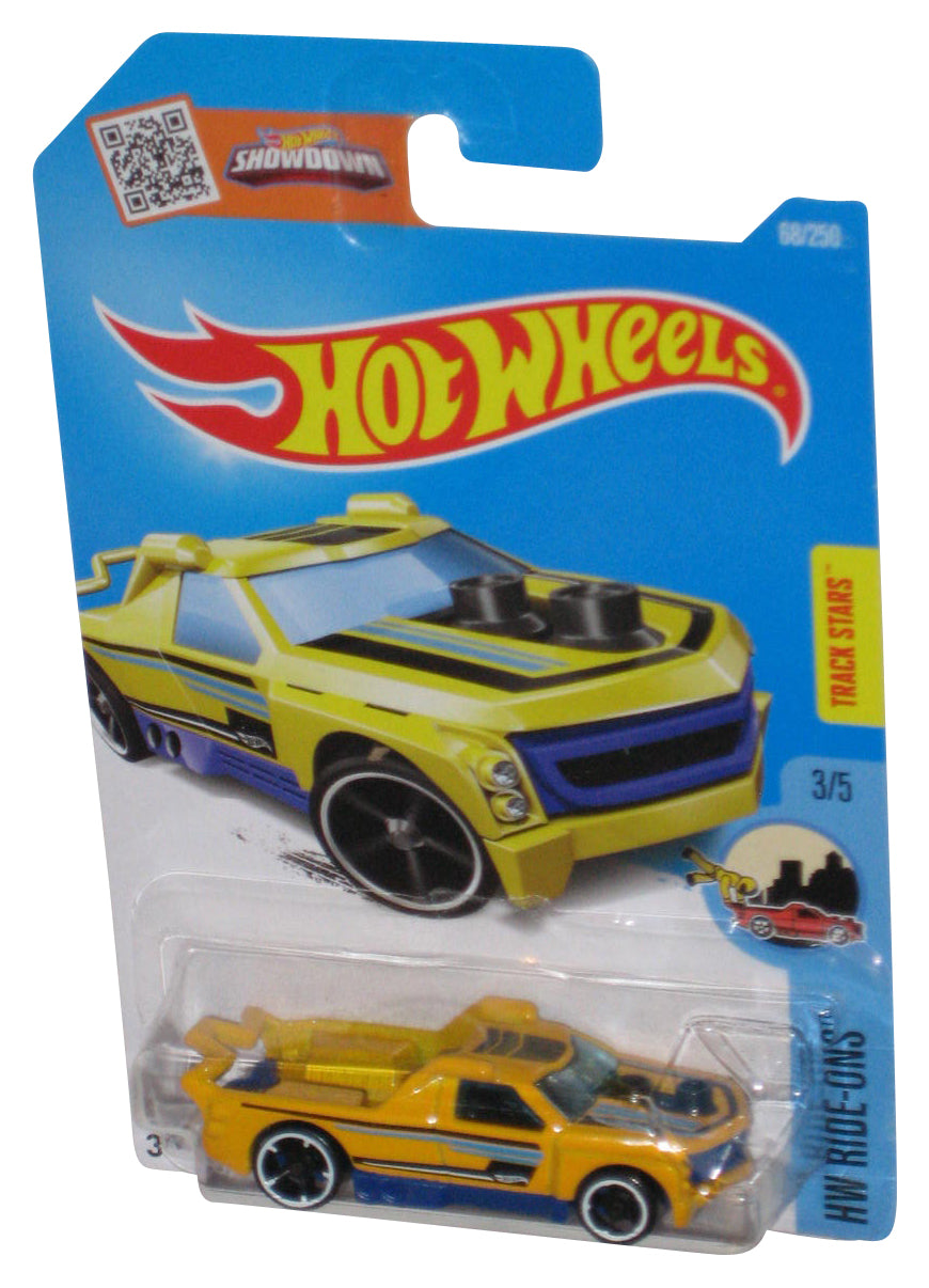 Hot Wheels HW Ride-Ons 3/5 (2015) Yellow Fig Rig Die-Cast Toy Car 68/250