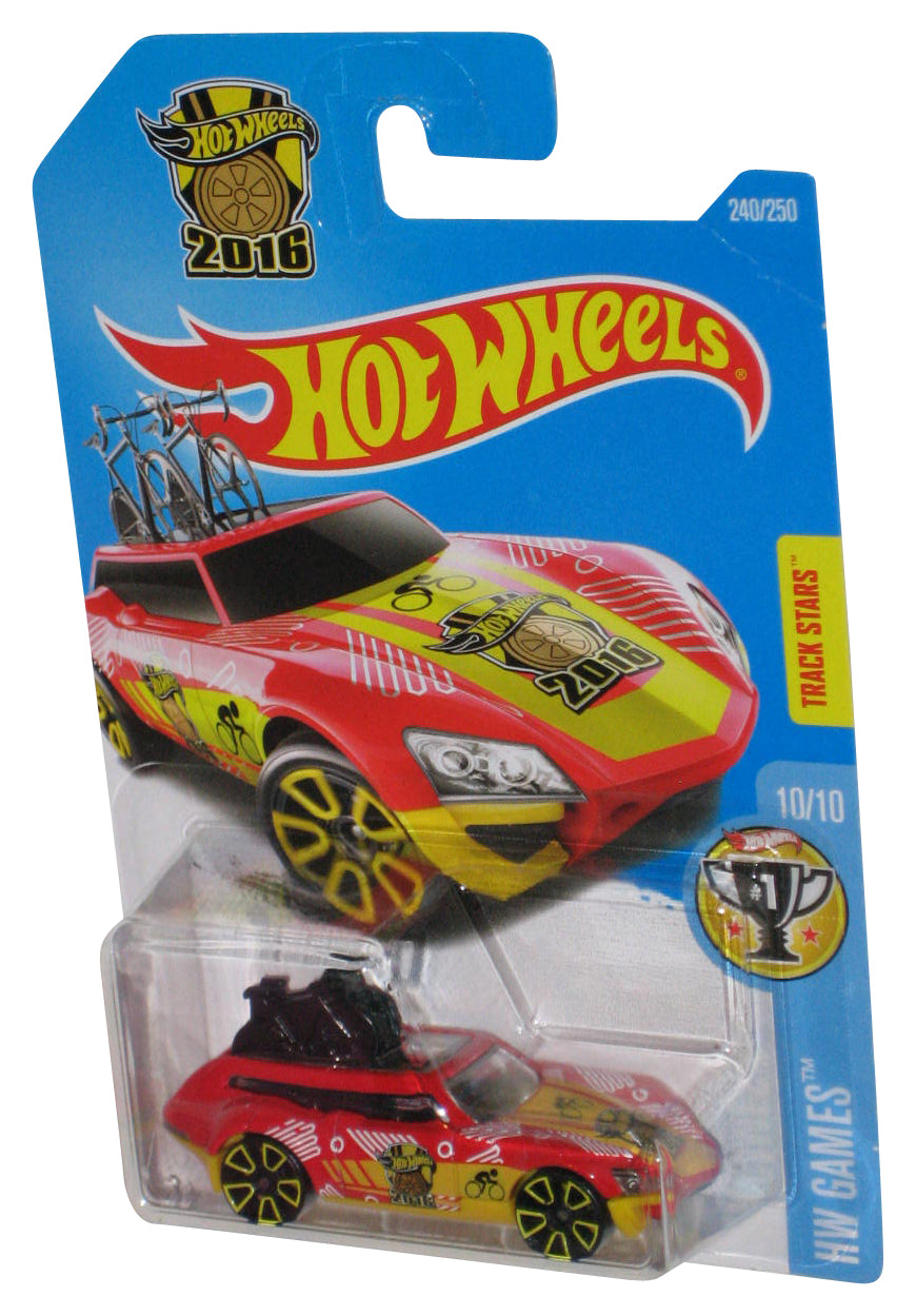 Hot Wheels HW Games 10/10 (2016) Red Tour De Fast Toy Car 240/250