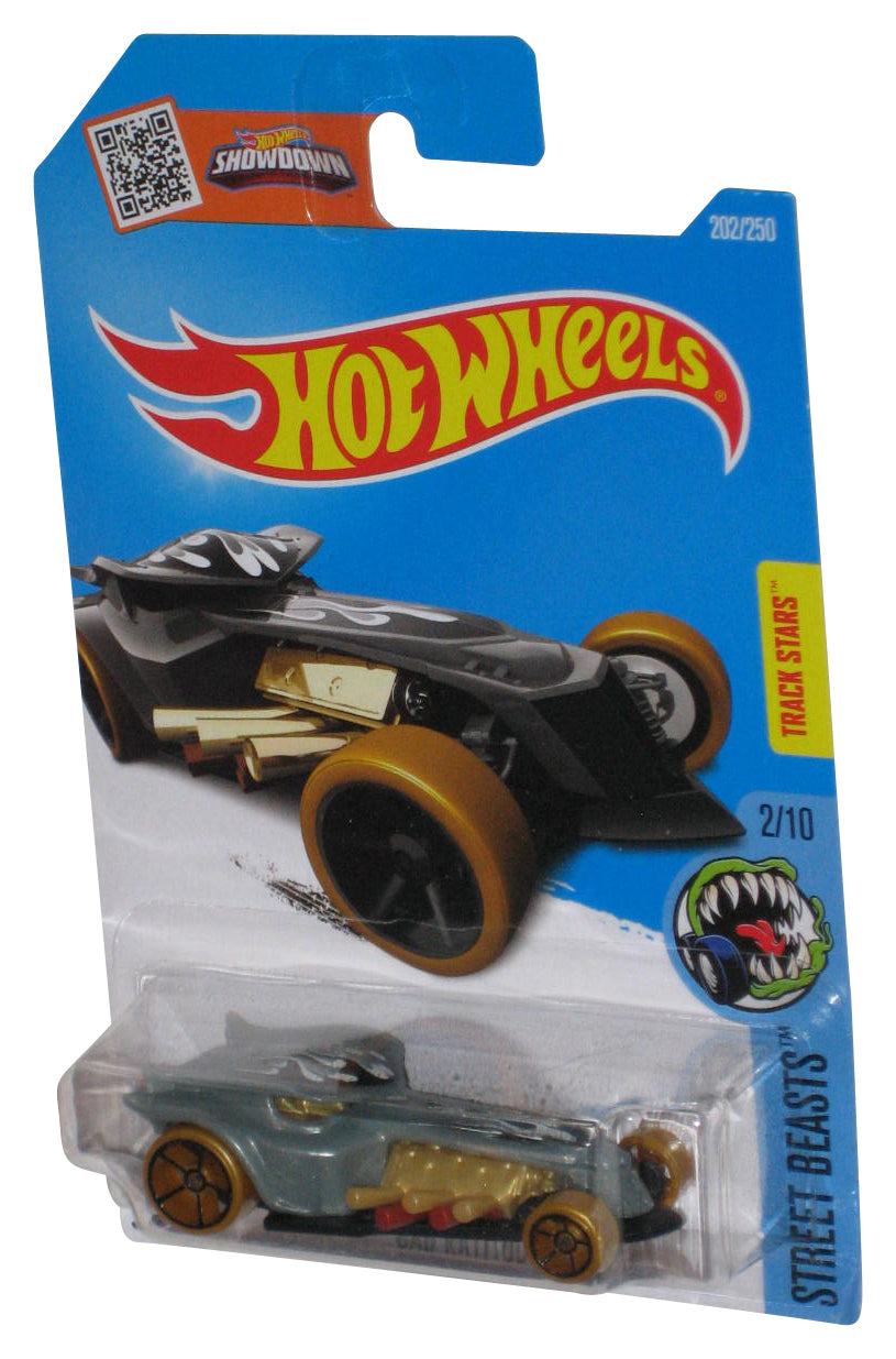 Hot Wheels Street Beasts 2/10 (2015) Gray Bad Ratitude Toy Car 202/250