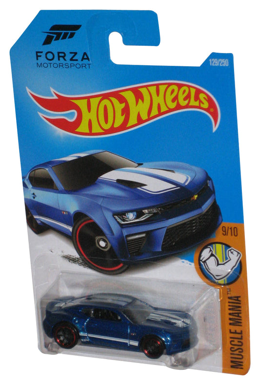 Hot Wheels Muscle Mania 9/10 (2015) Forza Motorsport Blue '16 Camaro SS Car 129/250