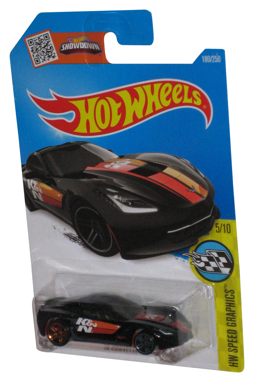 Hot Wheels HW Speed Graphics 5/10 (2015) Black '14 Corvette Stingray Car 180/250