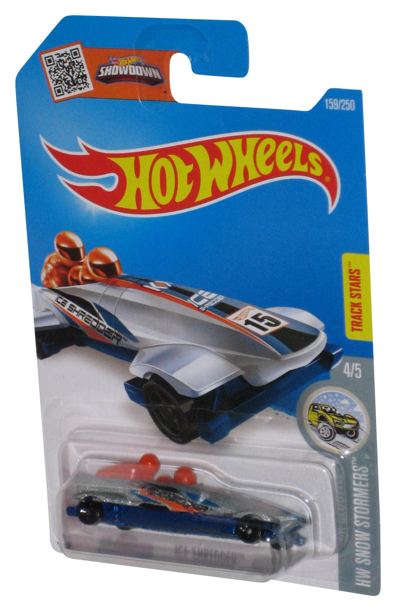 Hot Wheels HW Snow Stormers 4/5 (2015) Silver Ice Shredder Toy Vehicle 159/250