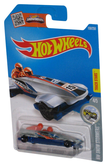 Hot Wheels HW Snow Stormers 4/5 (2015) Silver Ice Shredder Toy Vehicle 159/250