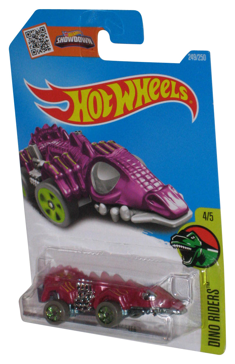 Hot Wheels Dino Riders 4/5 (2016) Purple Fangster Toy Car 249/250