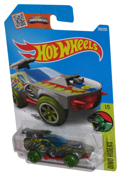 Hot Wheels Dino Riders 1/5 (2015) Silver Sting Rod II Toy Car 246/250