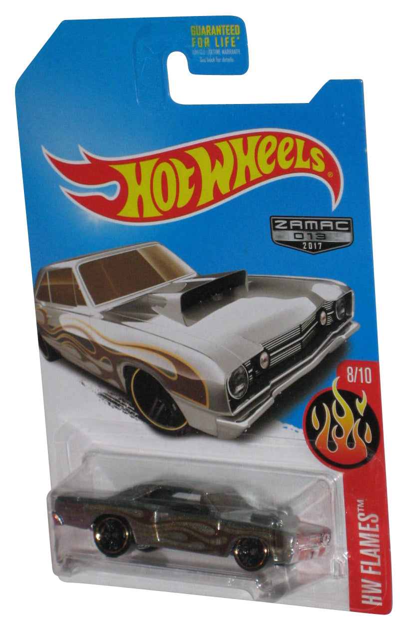 Hot Wheels HW Flames 8/10 (2017) Zamac Silver '68 Dodge Dart #013