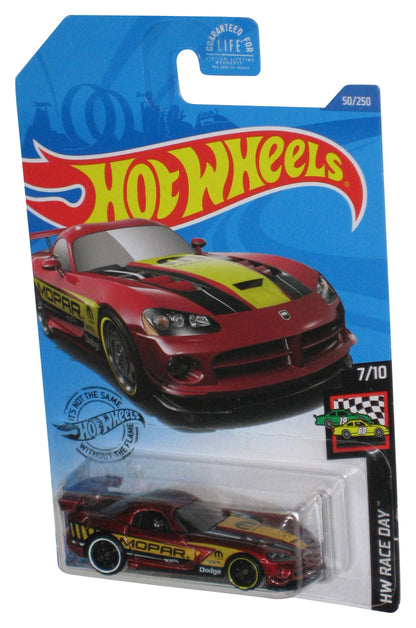 Hot Wheels HW Race Day 7/10 (2017) Red Dodge Viper SRT10 ACR Car 50/250