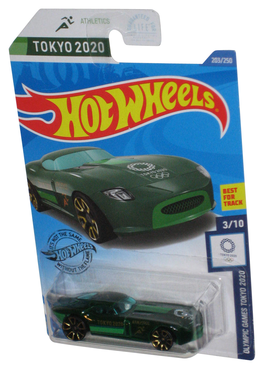 Hot Wheels Olympic Games Tokyo 2020 (2017) Green Fast Felion Car 203/250