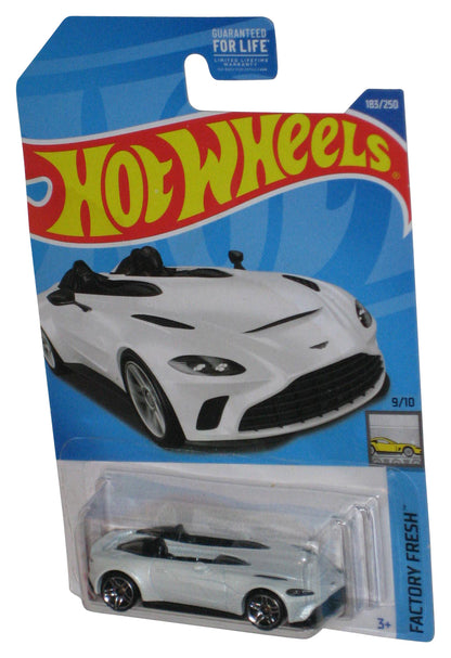 Hot Wheels Factory Fresh 9/10 (2021) White Aston Martin V12 Speedster Car 183/250