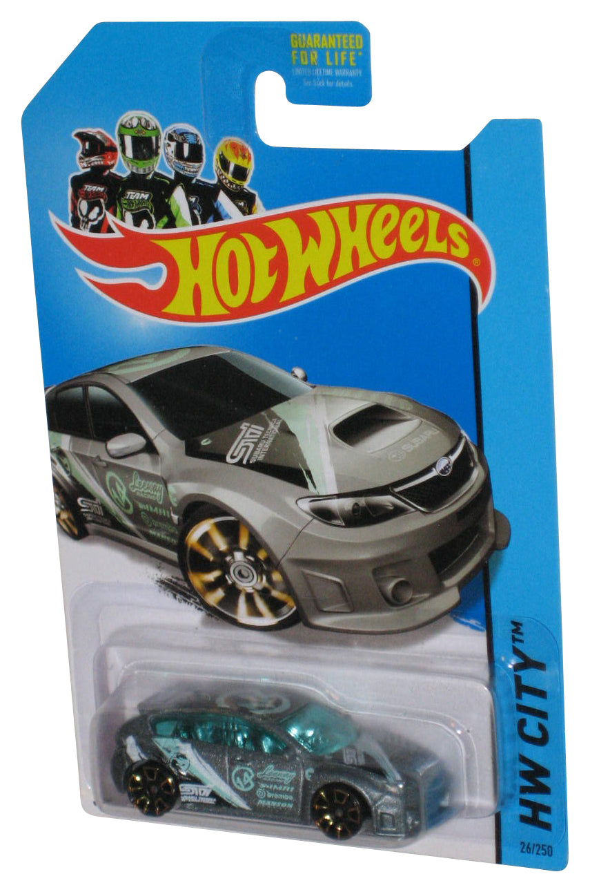Hot Wheels HW City (2013) Silver Subaru WRX STI Die-Cast Car 26/250