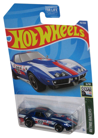 Hot Wheels Retro Racers 6/10 (2021) Blue '69 Copo Corvette Car 79/250