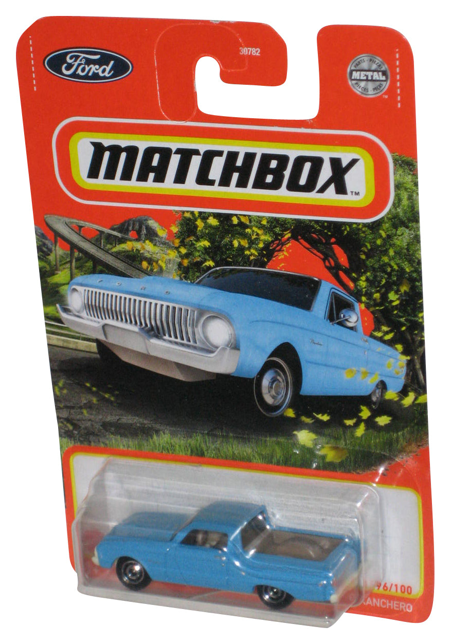Matchbox Blue 1961 Ford Ranchero (2020) Metal Die-Cast Toy Car 96/100