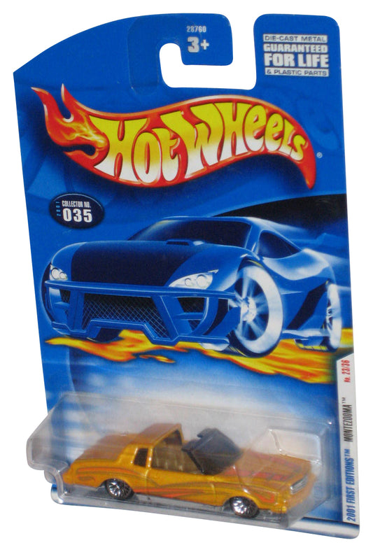 Hot Wheels 2001 First Editions Yellow Montezooma Die-Cast Toy Car #035