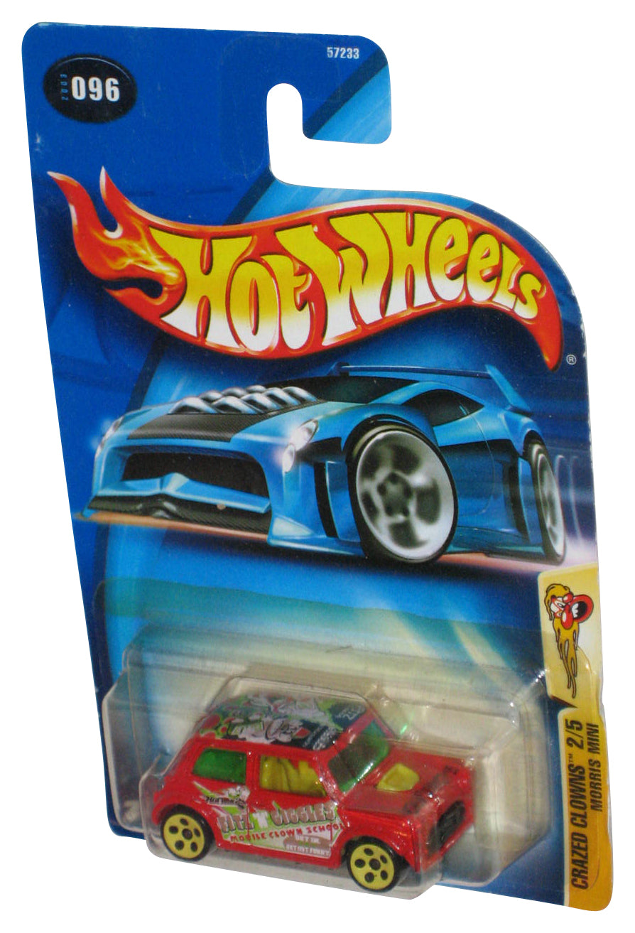Hot Wheels Crazed Clowns 2/5 (2003) Red Morris Mini Toy Car #096