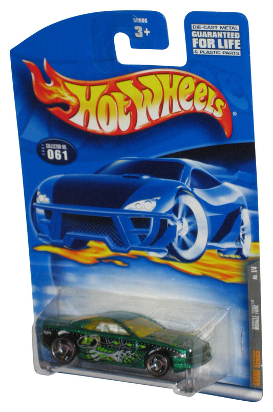 Hot Wheels Anime Series (2001) Green Muscle Tone Toy Car #061