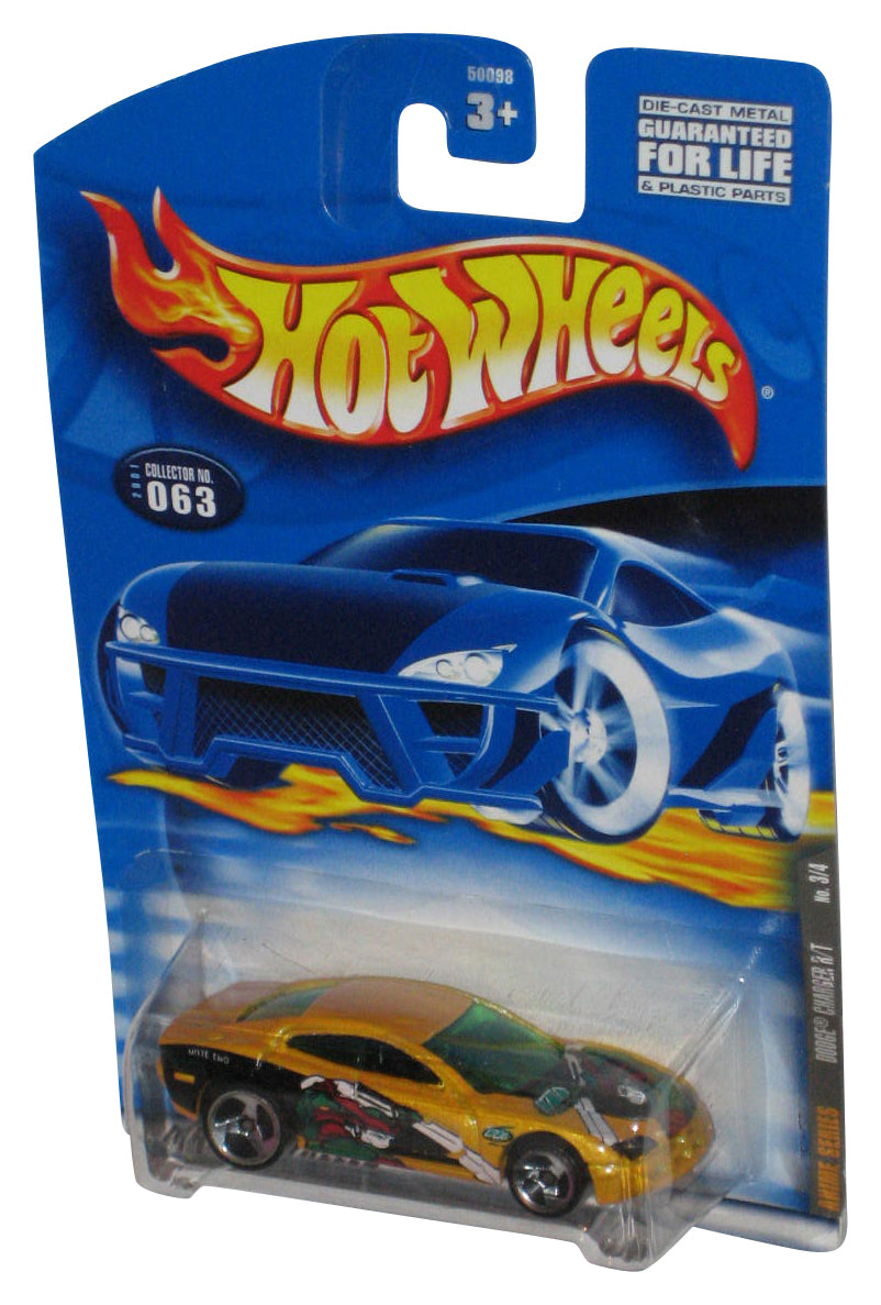 Hot Wheels Anime Series 3/4 (2001) Yellow Dodge Charger R/T Toy Car #063