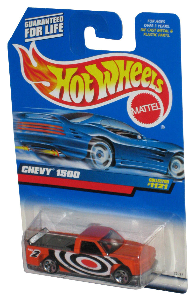 Hot Wheels Orange Chevy 1500 (1998) Die-Cast Toy Truck #1121