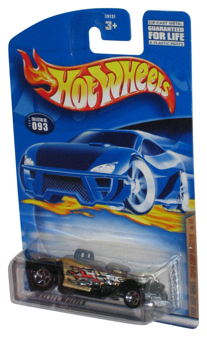 Hot Wheels Skin Deep Series 1/4 (2001) Gold Super Comp Dragster Toy Car #093