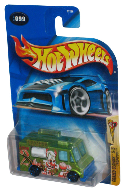 Hot Wheels Crazed Clowns 5/5 (2003) Green Tropicool Die-Cast Toy Truck #099