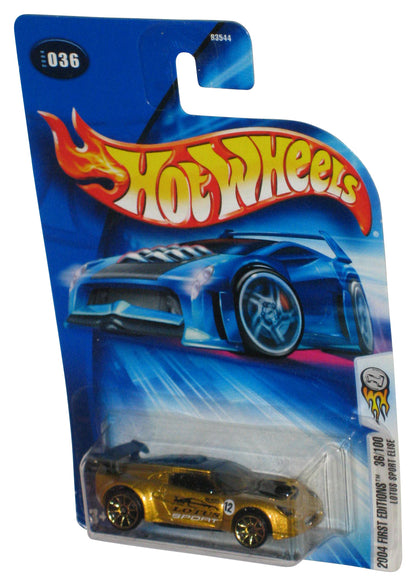 Hot Wheels 2004 First Editions 36/100 (2004) Gold Lotus Sport Elise Car #036