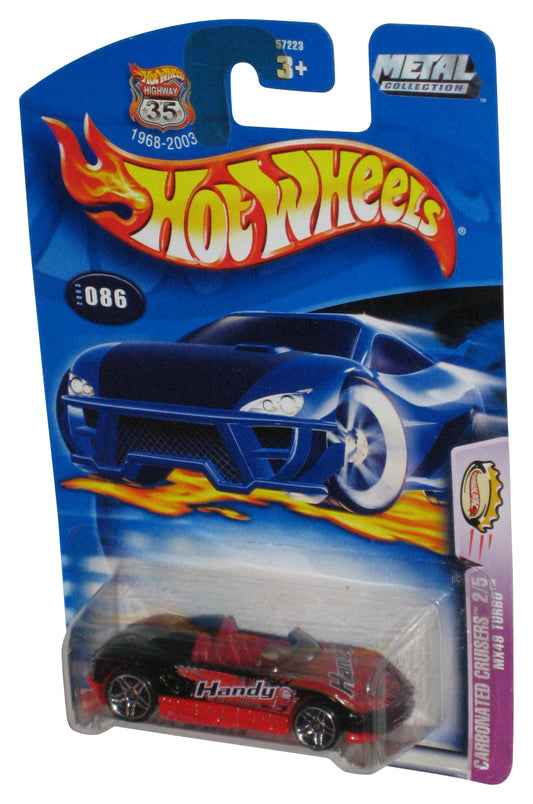 Hot Wheels Carbonated Cruisers 2/5 (2003) Red MX48 Turbo Toy Car #086