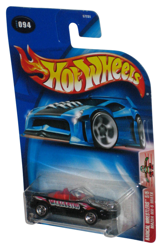 Hot Wheels Radical Wrestlers 5/5 (2003) Black Mazda MX-5 Miata Car #094