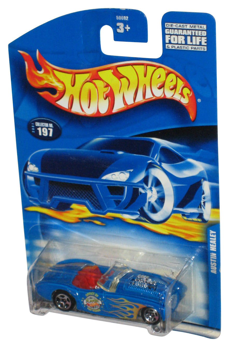 Hot Wheels Blue Austin Healey (2001) Blue Collector Die-Cast Toy Car #197
