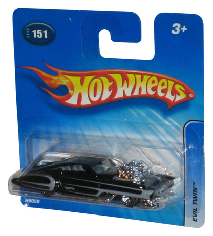 Hot Wheels Evil Twin (2005) Mattel Black Die-Cast Toy Car #151 - (Short Card)