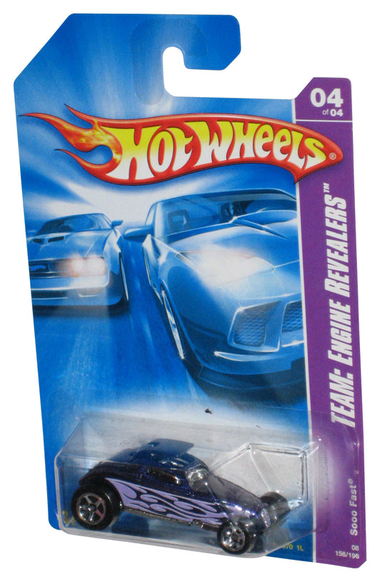 Hot Wheels Team Engine Revealers 4/4 (2007) Purple Sooo Fast Car 156/193