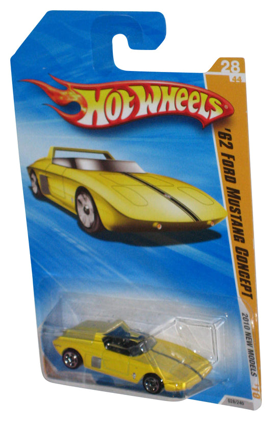 Hot Wheels 2010 New Models '10 28/44 Yellow '62 Ford Mustang Concept Car 028/240