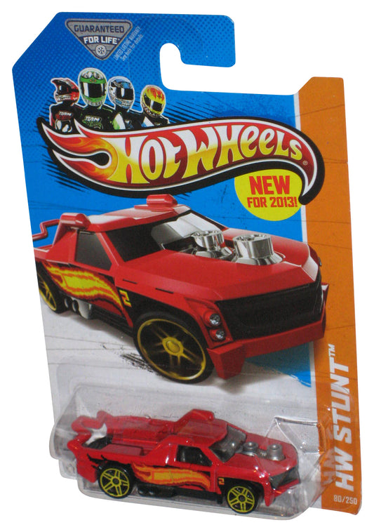 Hot Wheels HW Stunt (2013) Red Fig Rig Die-Cast Toy Car 80/250