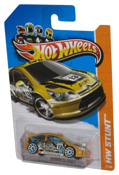 Hot Wheels HW Stunt (2012) Yellow Citroen C4 Rally Toy Car 91/250