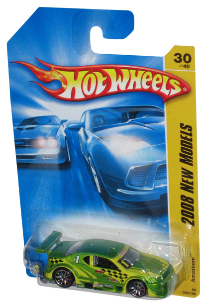 Hot Wheels 2008 New Models Green Amazoom Die-Cast Toy Car 030/196