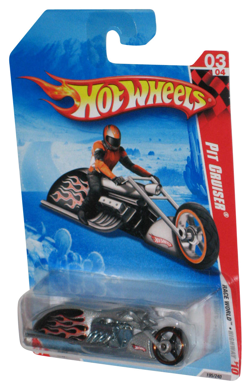 Hot Wheels Race World Highway '10 Pit Cruiser Toy Motorcycle Bike 195/240