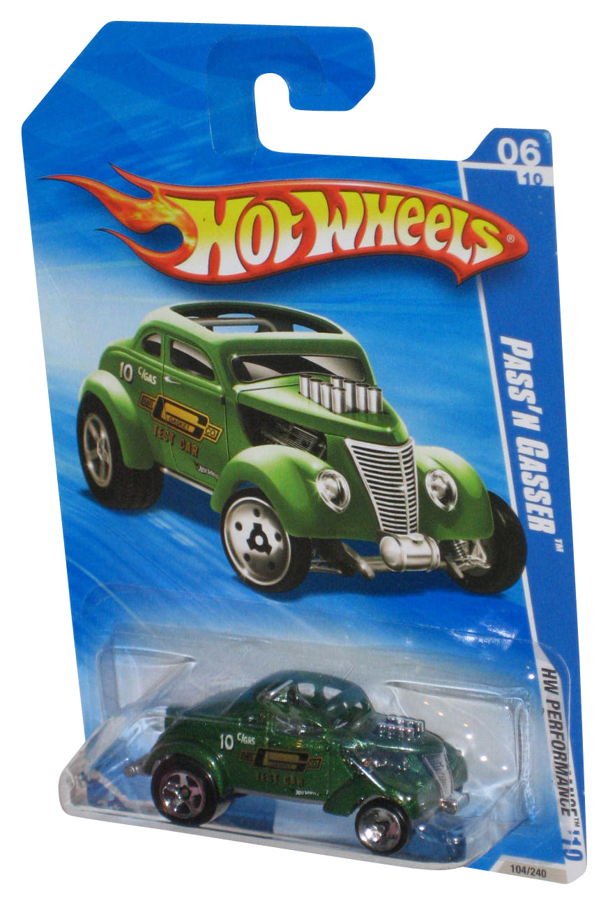 Hot Wheels Pass'N Gasser Muscle Mania '10 (2009) Green Die-Cast Toy Car 104/240