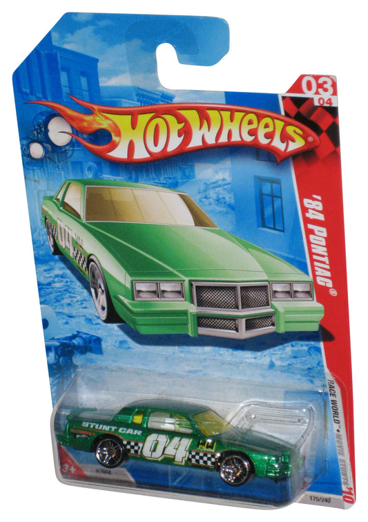 Hot Wheels Race World Movie Stunts '10 Green '84 Pontiac Car 175/240