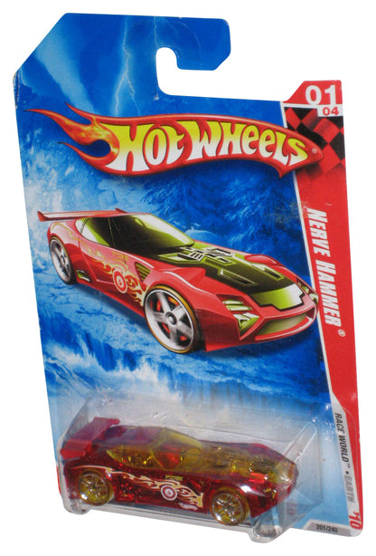 Hot Wheels Race World Earth '10 Red Nerve Hammer Car 201/240