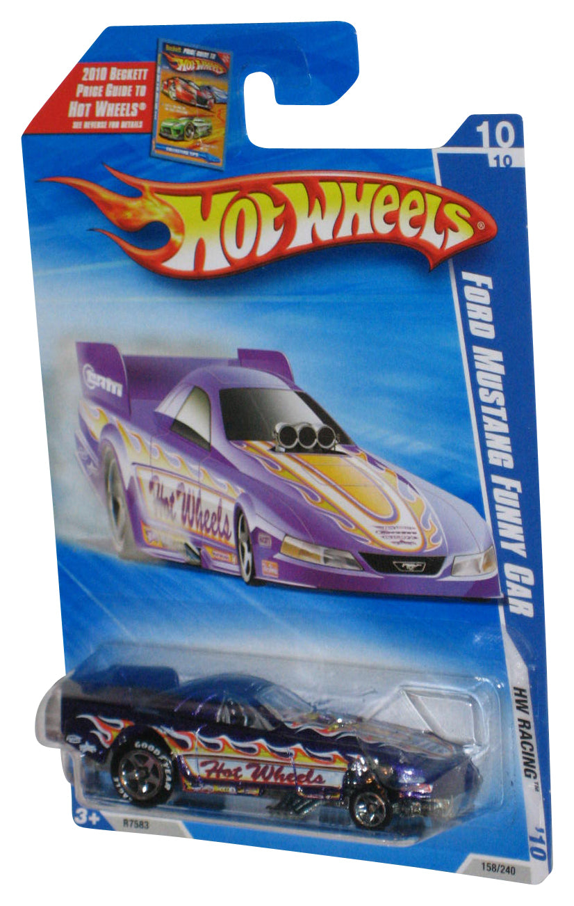 Hot Wheels HW Racing '10 Purple Ford Mustang Funny Car 158/240